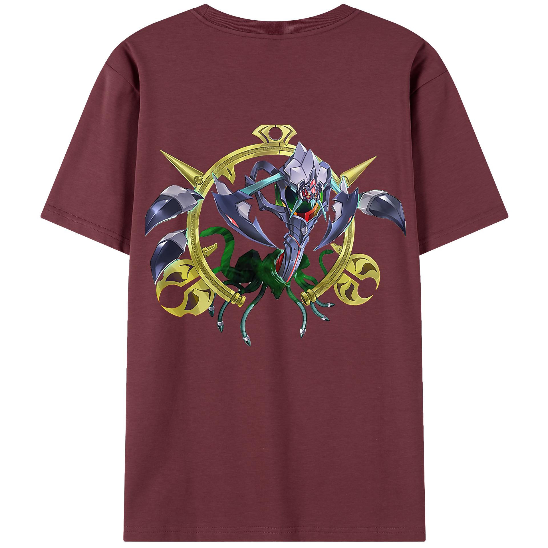 （画像用） 遊☆戯☆王 Yu-Gi-Oh! 綿100％半袖Tシャツ（背面プリント）